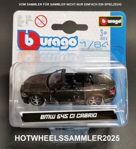 Bburago bmw 645 ci - bburago, "bmw