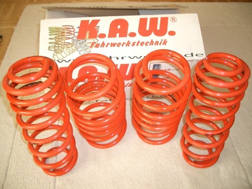 Tieferlegungsfedern für - k.a.w,
