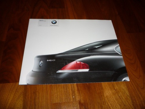 Bmw 645 coupe prospekt - 645,